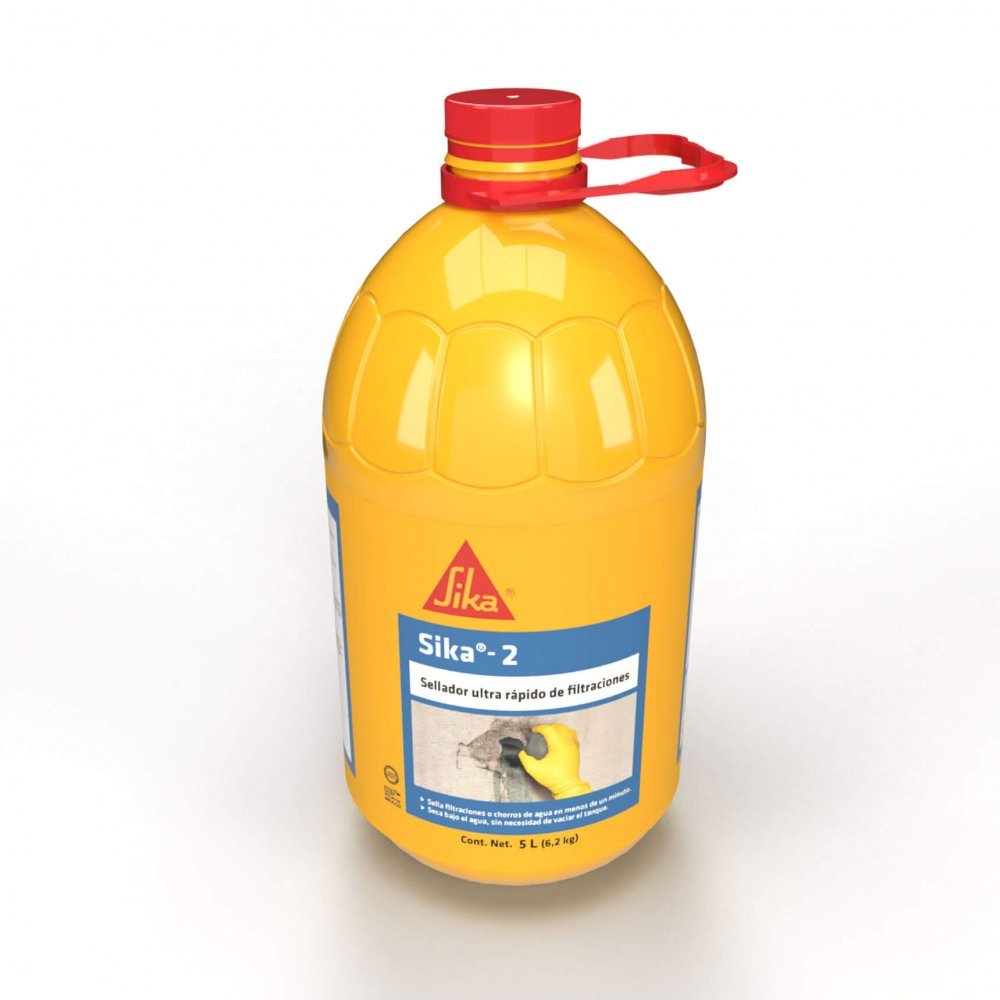 Sellar provisionalmente las filtraciones de agua para permitir la posterior impermeabilización de un elemento - SIKA®-2
