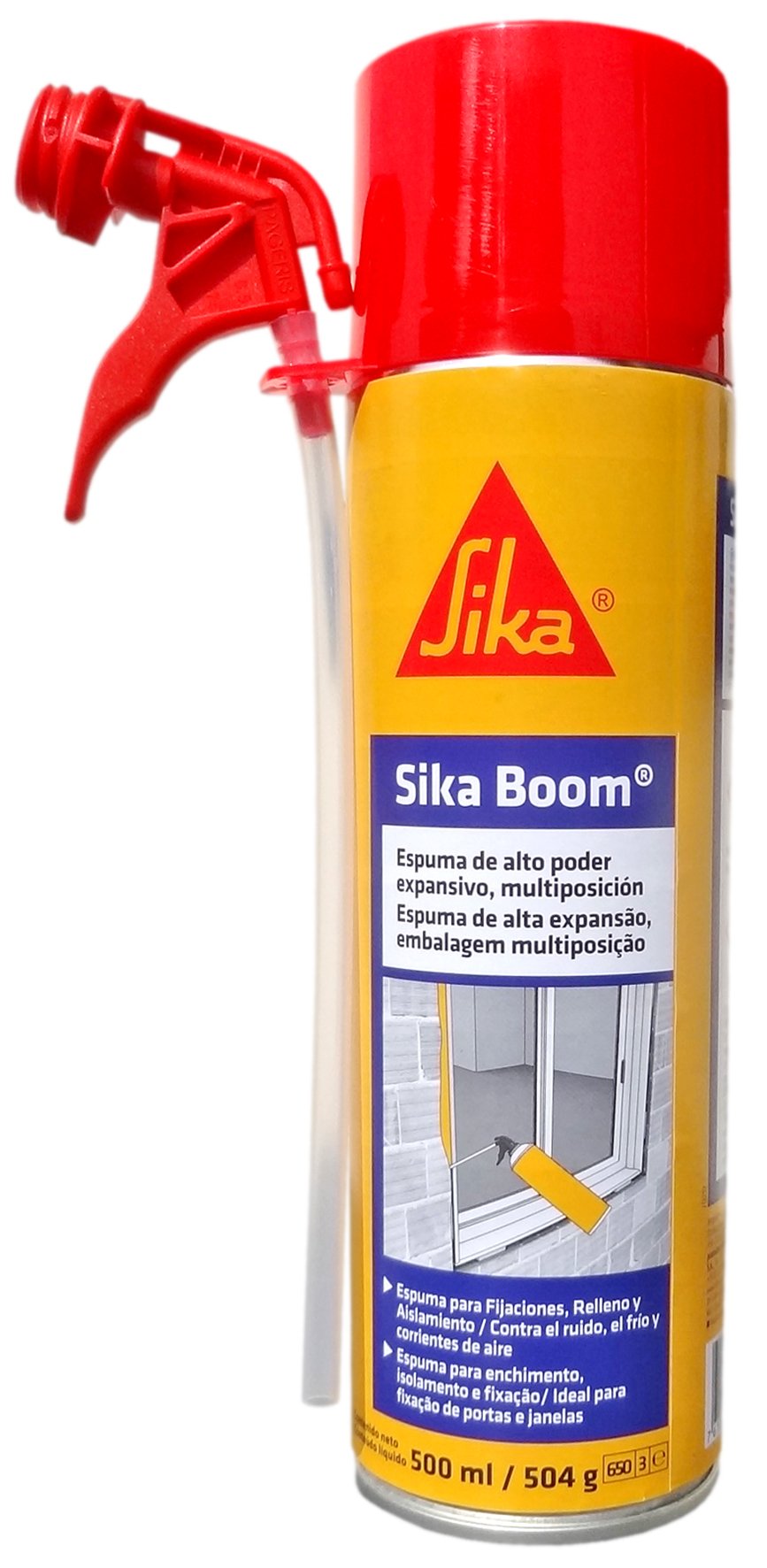 Sellar juntas entre muros y ventanas o puertas en fachadas - SIKA BOOM®
