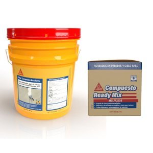 Una masilla para drywall o un estuco plástico convencional – SIKA COMPUESTO READYMIX