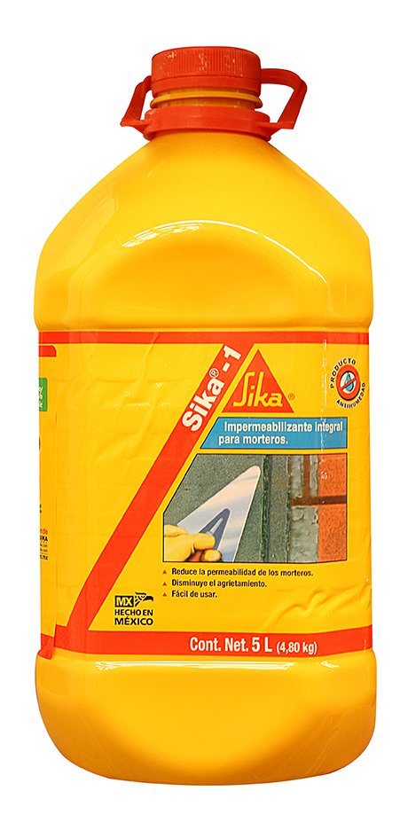 Impermeabilizar el mortero de pisos y muros - SIKA®-1 - Imagen 2
